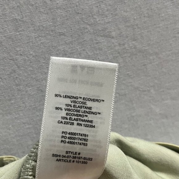 Wilfred Aritzia vespa ruche front slit midi skirt Sz L - Picture 7 of 10